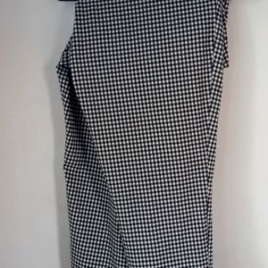 BLAIR LADIES CHECK BLACK AND WHITE PLUS SIZE SLACKS SIZE 26W    NEW CONDIDTION